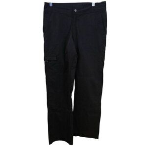Prana Black Cargo Unisex Brushed Cotton Outdoor Pants Pockets Size M